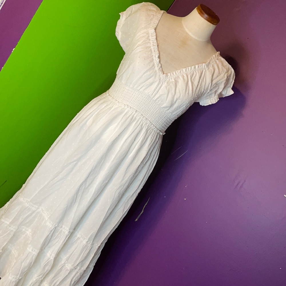 White Betsy Johnson Dress NWT
